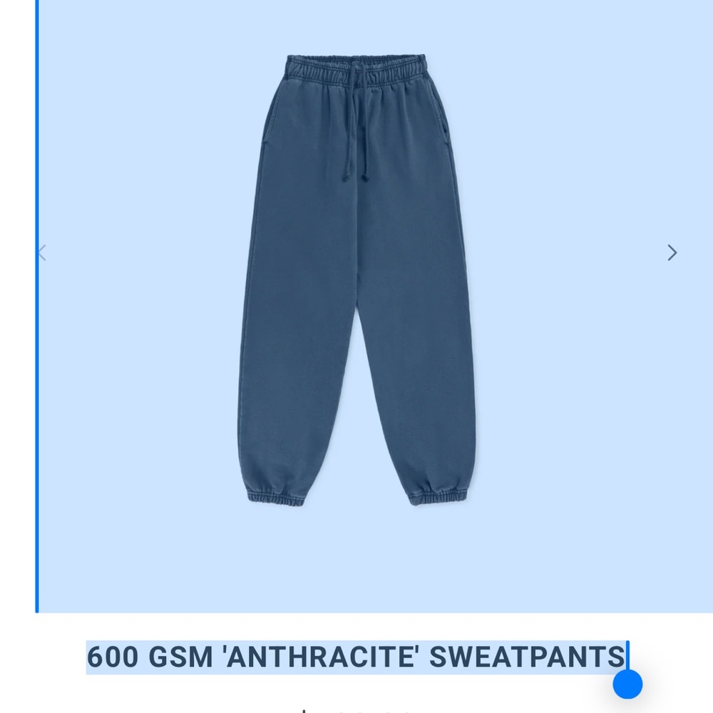 Designer Boys Casual Sweatpants in Steel Grey: Velour Garments Spain